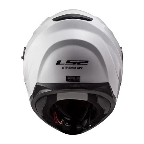 CASCO LS2 FF320 STREAM EVO SOLID BLANCO BRILLANTE