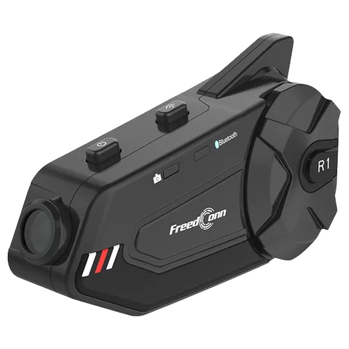 INTERCOMUNICADOR GRABADOR DE VIDEO BLUETOOTH WIFI FREEDCONN R1 E PLUS SET X 1