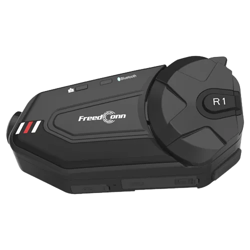 INTERCOMUNICADOR GRABADOR DE VIDEO BLUETOOTH WIFI FREEDCONN R1 E PLUS SET X 1