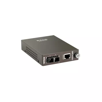 D Link DMC 810SC   Conversor de soportes de fibra   GigE   1000Base LX  1000Base T   RJ 45   modo sencillo SC   hasta 15 km   para DMC 1000