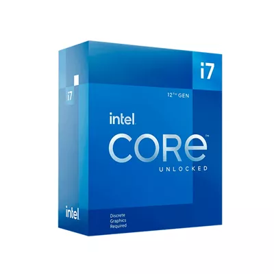Intel Core i7 12700KF   3 6 GHz   12 nucleos   20 hilos   25 MB cache   LGA1700 Socket   Caja  sin refrigerante