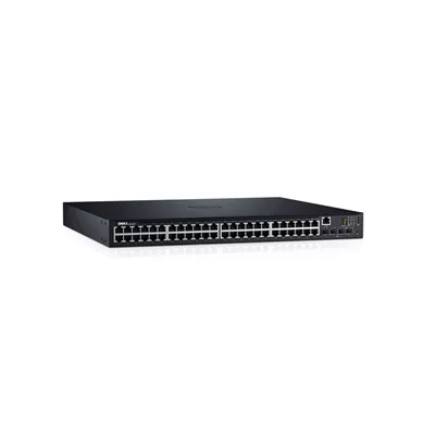 Dell Networking N1548P   Conmutador   L2     Gestionado   48 x 10 100 1000  PoE     4 x 10 Gigabit SFP    flujo de aire de delante hacia atras   montaje en rack   PoE   30 8 W