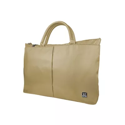 Klip Xtreme   Notebook carrying case and handbag   15 6    1680D nylon   Beige