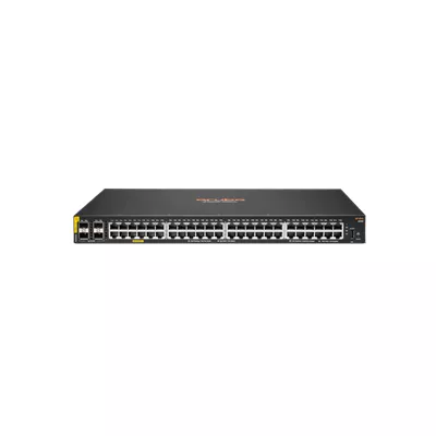 HPE Aruba 6000 48G Class4 PoE 4SFP 370W Switch   Conmutador   Gestionado   48 x 10 100 1000  PoE     4 x Gigabit SFP   flujo de aire de lado a lado   montaje en rack   PoE  370 W