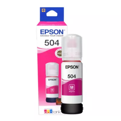 Epson 504   70 ml   magenta   original   recarga de tinta   para EcoTank L4150  L4260  L6161  L6171  L6191  L6270