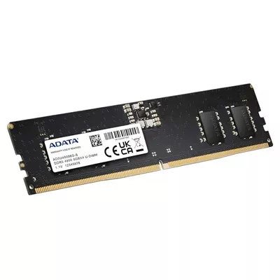 ADATA Premier Series   DDR5   modulo   8 GB   DIMM de 288 contactos   4800 MHz   PC5 38400   CL40   1 1 V   sin bufer   ECC   negro Memoria ram Adata
