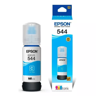 Epson 544   65 ml   cian   original   recarga de tinta   para EcoTank L1110  L1210  L3110  L3150  L3210  L3250  L3260  L5290