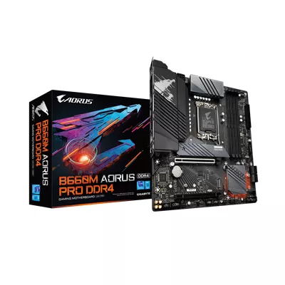 Gigabyte B660M AORUS PRO DDR4   1 0   placa base   micro ATX   Socket LGA1700   B660 Chipset   USB C Gen2  USB 3 2 Gen 1  USB 3 2 Gen 2  USB C Gen 2x2   2 5 Gigabit LAN   Tarjeta grafica  CPU necesaria    HD Audio  8 canales