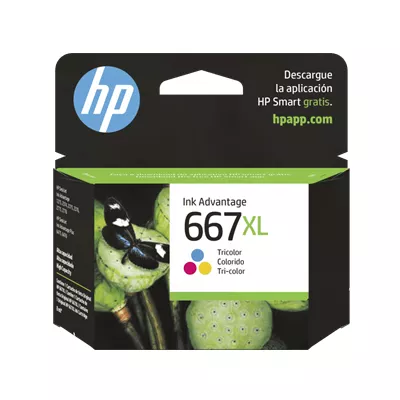 HP   667XL   Ink cartridge   Tricolor   3YM80AL