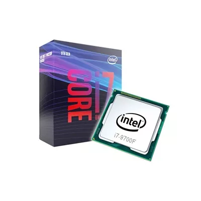 Intel Core i7 9700F   3 GHz   8 nucleos   8 hilos   12 MB cache   LGA1151 Socket   Caja