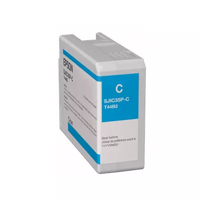 Epson SJIC35P C   Cian   original   cartucho de tinta   para ColorWorks CW C6000A  CW C6000P  CW C6500A  CW C6500P