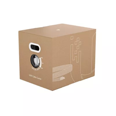 Ubiquiti UISP Cable Carrier   Cable al por mayor   305 m   6 8 mm   STP   CAT 5e   exterior  solido   negro