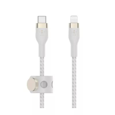 Belkin BOOST CHARGE   Cable Lightning   24 pin USB C macho a Lightning macho   3 m   blanco   para Apple iPad iPhone iPod  Lightning