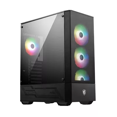 MSI MAG FORGE 112R   Mid tower   ATX   panel lateral con ventana  cristal templado    sin fuente de alimentacion  ATX    USB Audio