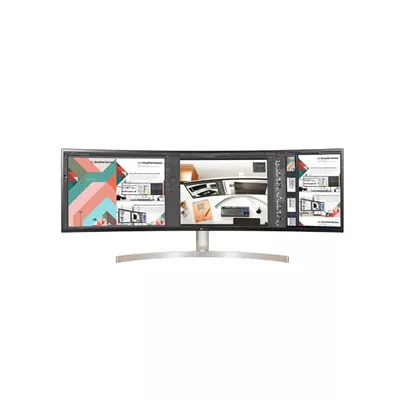 LG 49WL95C W   Monitor LED   curvado   49    5120 x 1440 Dual Quad HD   60 Hz   IPS   350 cd m²   1000 1   HDR10   5 ms   2xHDMI  DisplayPort  USB C   altavoces