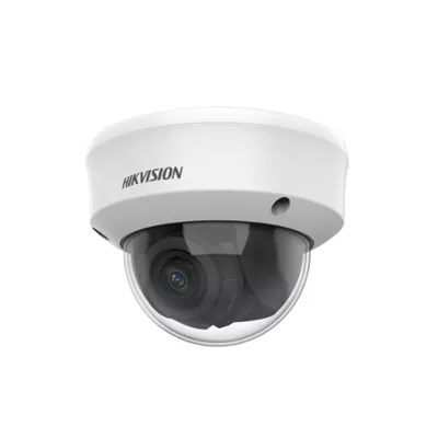 Hikvision Turbo HD Camera DS 2CE5AD0T VPIT3F   Camara de videovigilancia   cupula   para exteriores   a prueba de vandalos   impermeable   color  Dia y noche    2 MP   1080p   f14 montaje   vari focal   AHD   DC 12 V