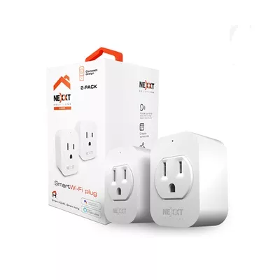 Nexxt   Solutions Connectivity   1 Outlet 2 Pack   Wi Fi   1 Toma corriente   Compatible con Amazon Alexa y Google Assistant   50 60Hz   1250W de potencia maxima