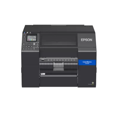 Epson ColorWorks CW C6500A   Impresora de etiquetas   color   chorro de tinta   Rollo  21 59 cm    1200 x 1200 ppp   hasta 85 mm segundo  monocromo    hasta 85 mm segundo  color    USB 2 0  LAN  host USB 2 0   cortador