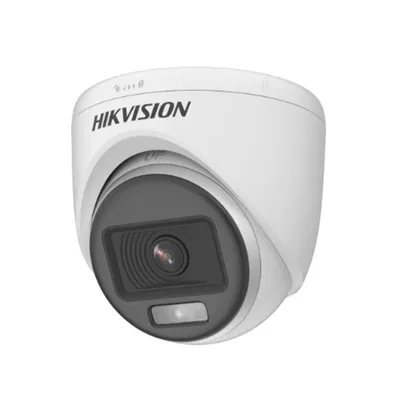 Hikvision Turbo HD with ColorVu DS 2CE70DF0T PF   Camara de videovigilancia   torreta   en interior   color  Dia y noche    2 MP   1080p   montaje M12   focal fijado   compuesto  AHD  CVI  TVI   DC 12 V