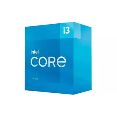 Intel Core i3 10105   3 7 GHz   4 nucleos   8 hilos   6 MB cache   LGA1200 Socket   Caja
