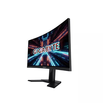 Gigabyte G27QC A   Monitor LED   curvado   27    2560 x 1440 QHD   165 Hz   VA   250 cd m²   4000 1   1 ms   2xHDMI  DisplayPort   altavoces