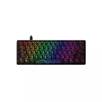 HyperX Alloy Origins 60   Teclado   retroiluminacion   USB C   QWERTY   EE  UU    interruptor  HyperX Red   negro
