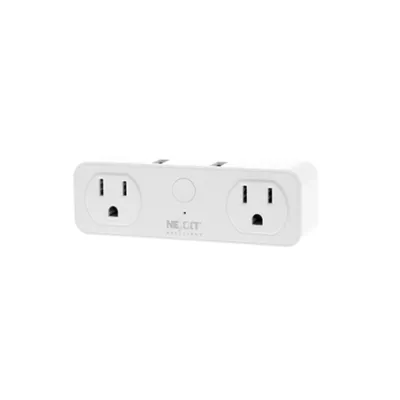 Nexxt    Solutions Connectivity   NHP D610   wireless   2 Toma corrientes   2 puertos USB   Compatible con Amazon Alexa y Google Assistant   1875 W de potencia maxima   200 joules