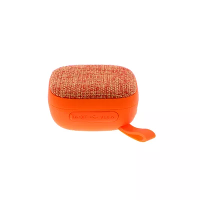 Parlantes Xtech XTS 600 Yes   Naranja   Microfono incorporado   Reproduccion de musica sin cables hasta 10 metros de distancia de la fuente   Recubrimiento de goma muy duradero  resistente a las salpicaduras   Impedancia  4 Ohm