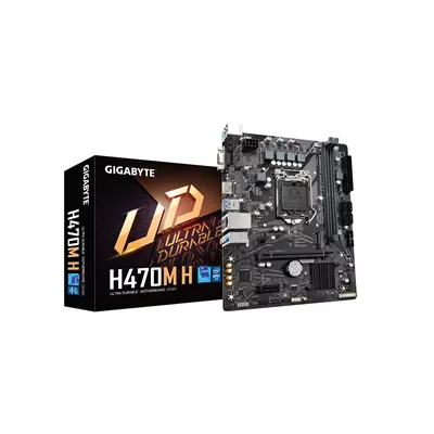 Gigabyte   H470M H G10   Motherboard   Micro ATX   LGA1200 Socket   Intel H470   para Core i9   para Core i7   para Core i5   para Core i3   para Celeron   para Pentium   Intel HD Graphics   10TH   11TH Gen