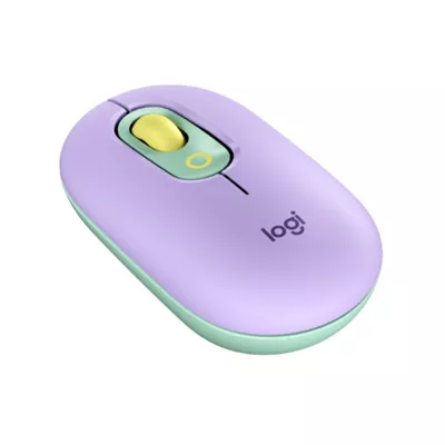 Logitech POP   Raton   compacto   optico   4 botones   inalambrico   Bluetooth 5 1   morado