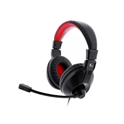Xtech   Headset   Wired   XTH 500   Voracis   Gaming   Connection type  Two 3 5mm plugs for mic and audio   Compatible platforms  PC   Buttons  Volume control in control capsule   Cable length  6 5ft
