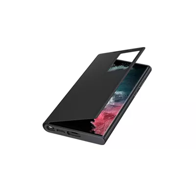 Samsung EF ZS908   Funda con tapa para telefono movil   negro   para Galaxy S22 Ultra