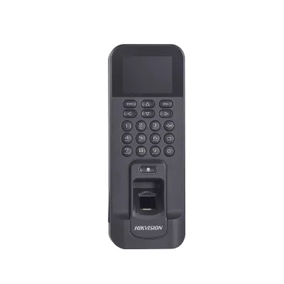 Hikvision Pro Series DS K1T804AMF   Terminal de control de acceso con lector de huellas dactilares   cableado   Wi Fi   10 100 Ethernet   negro