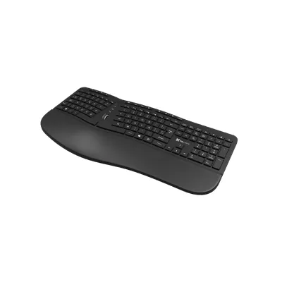 Klip Xtreme   Keyboard   Spanish   Wireless   2 4 GHz   All black   Ergonomic