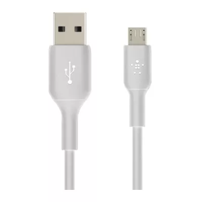 Belkin BOOST CHARGE   Cable USB   Micro USB tipo B  M  a USB  M    1 m   blanco