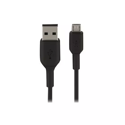 Belkin BOOST CHARGE   Cable USB   Micro USB tipo B  M  a USB  M    1 m   negro