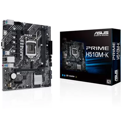 ASUS   PRIME H510M K R2 0   Motherboard   Micro ATX   LGA1200 Socket   Intel H470   para Core i9   para Core i7   para Core i5   para Core i3   para Celeron D   para Pentium   10TH   11TH Gen H510M-K