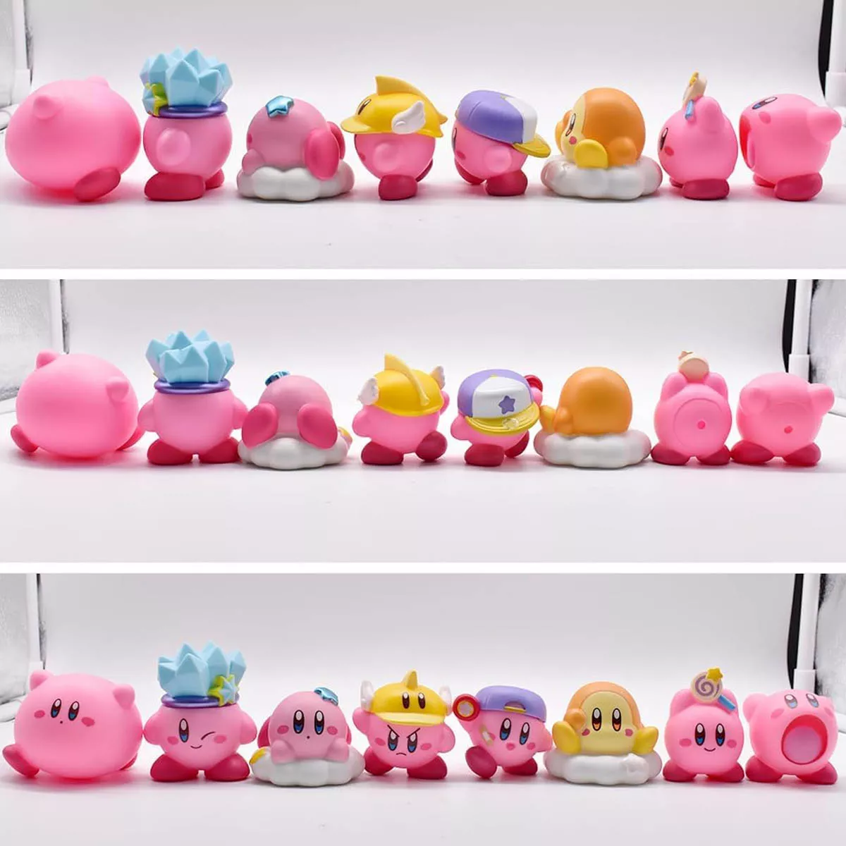 Kirbys Set 8 Piezas PVC Precio Por Unidad