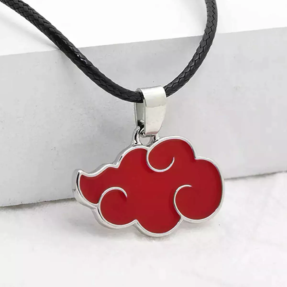 Naruto Shippuden Collar Nube Akatsuki Metálico Anime