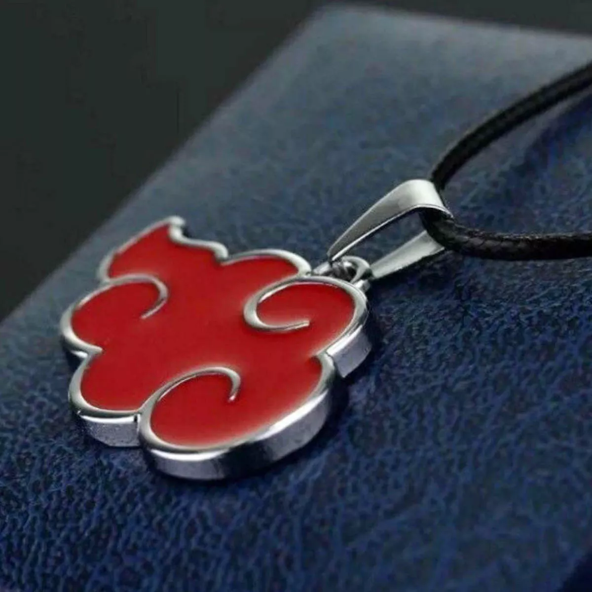 Naruto Shippuden Collar Nube Akatsuki Metálico Anime