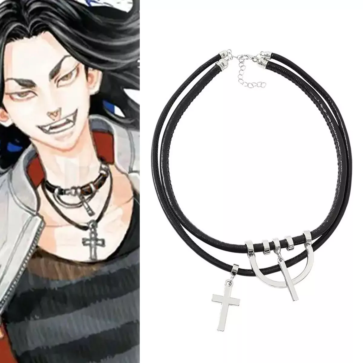 Tokyo Revengers Collar Keisuke Baji Cuero Anime