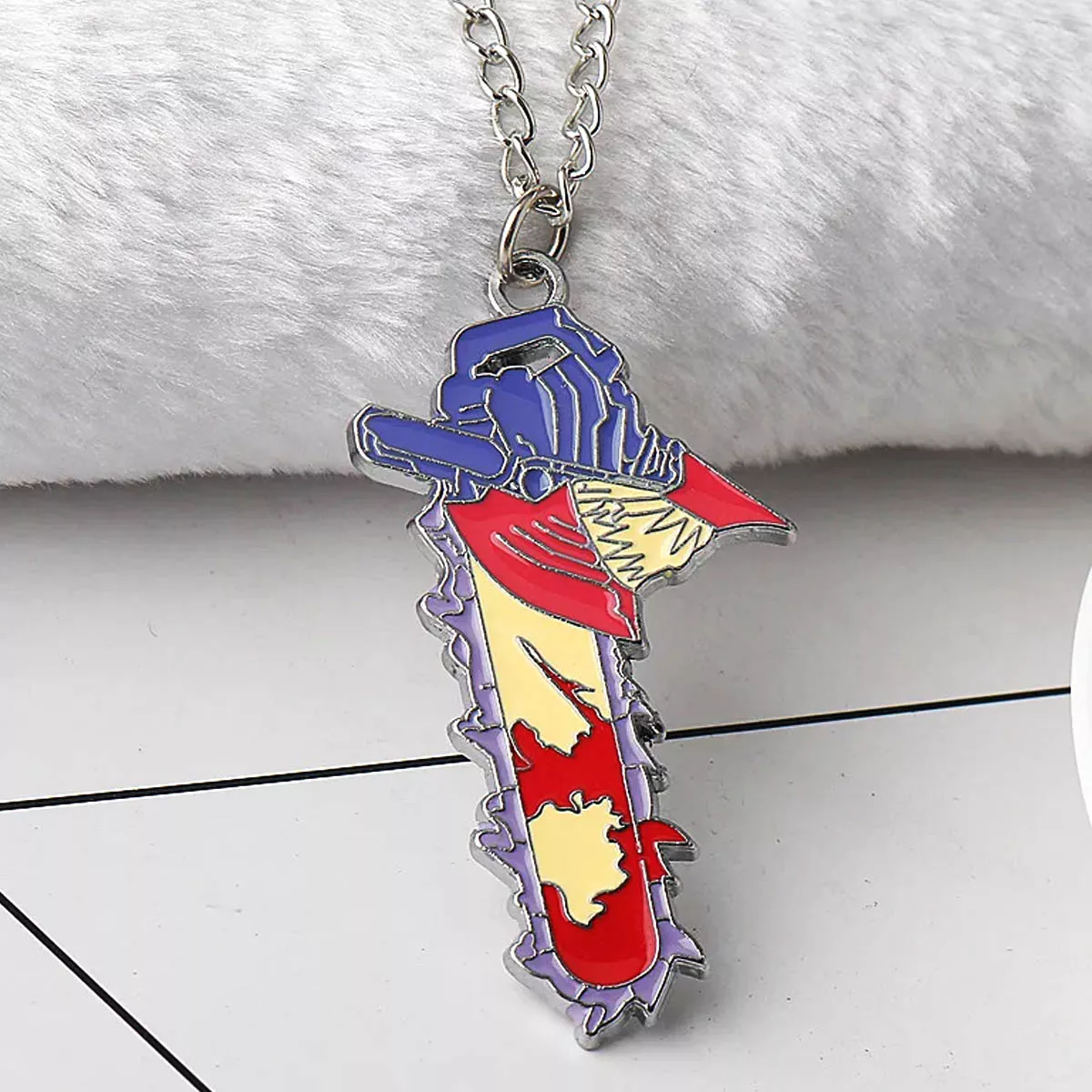 Chainsaw Man Collar Metálico