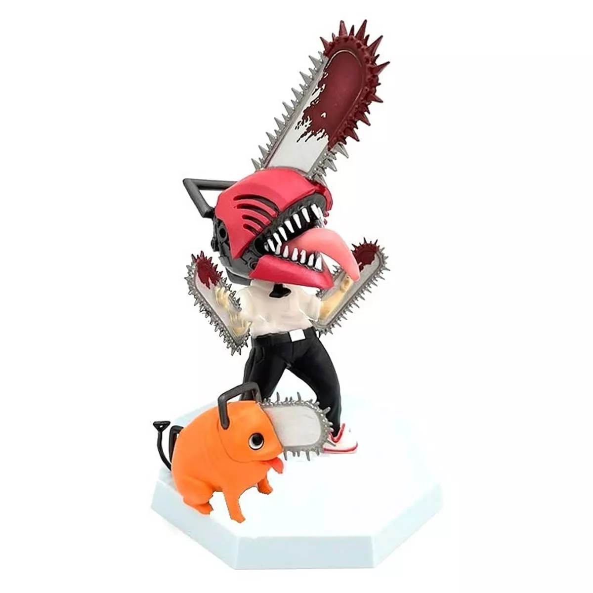 Chainsaw man Denji y Pochita Figura 17cm PVC