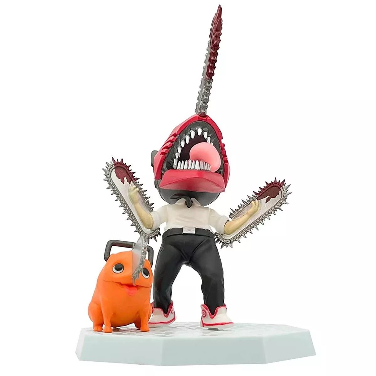 Chainsaw man Denji y Pochita Figura 17cm PVC