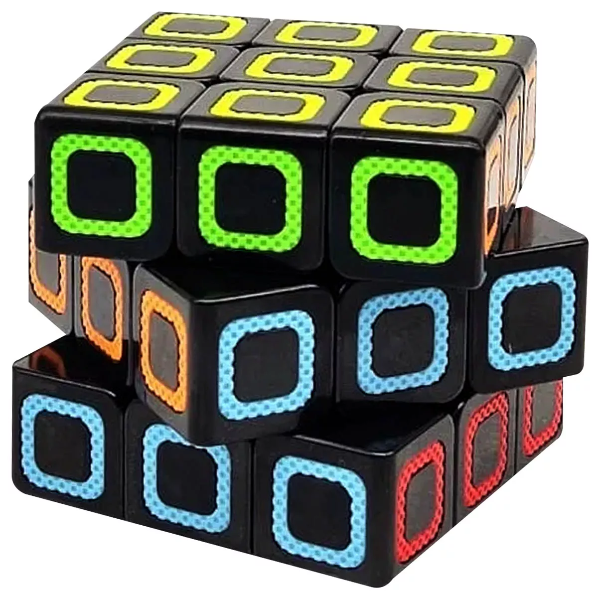 Cubo Rubik 3X3 Filo Neon