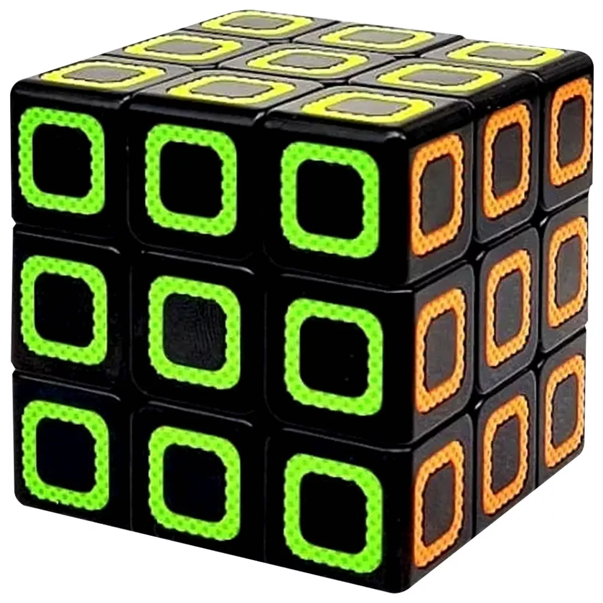 Cubo Rubik 3X3 Filo Neon