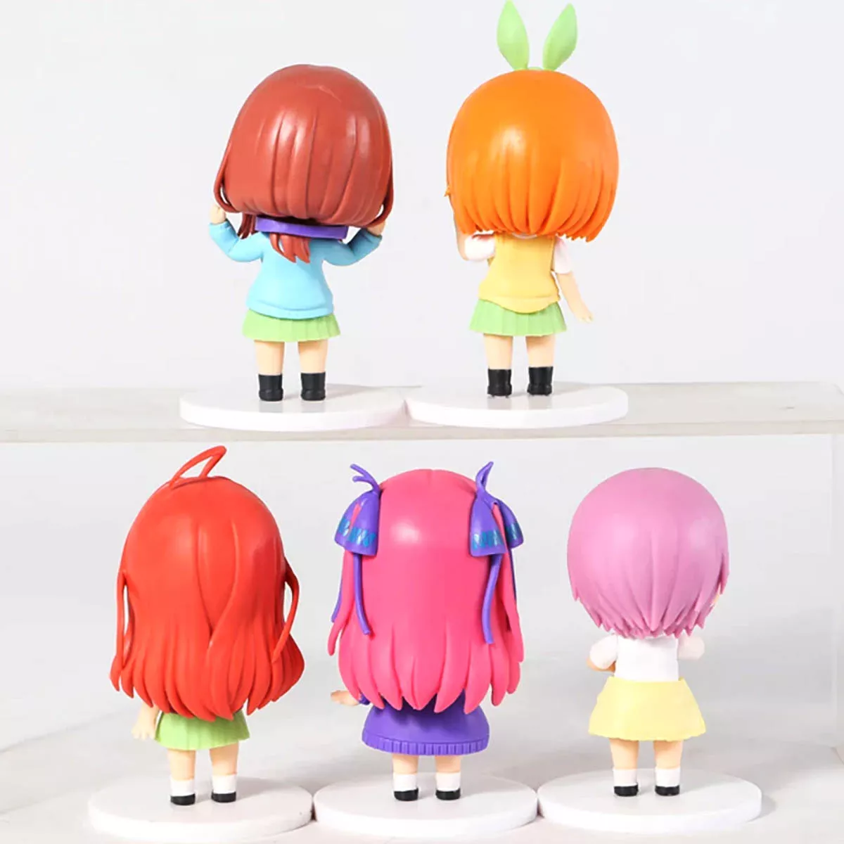 Quintillizas Chibi Set 5 Figuras 10cm PVC