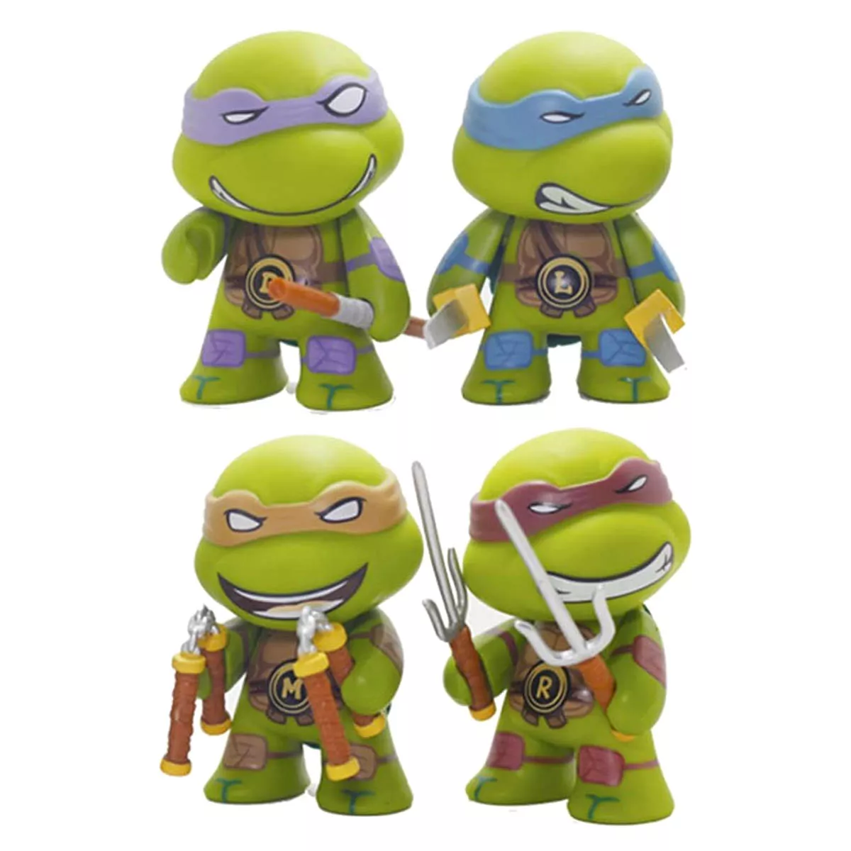 Tortugas Ninja Figuras Set 4 PVC 7cm Precio x Unidad