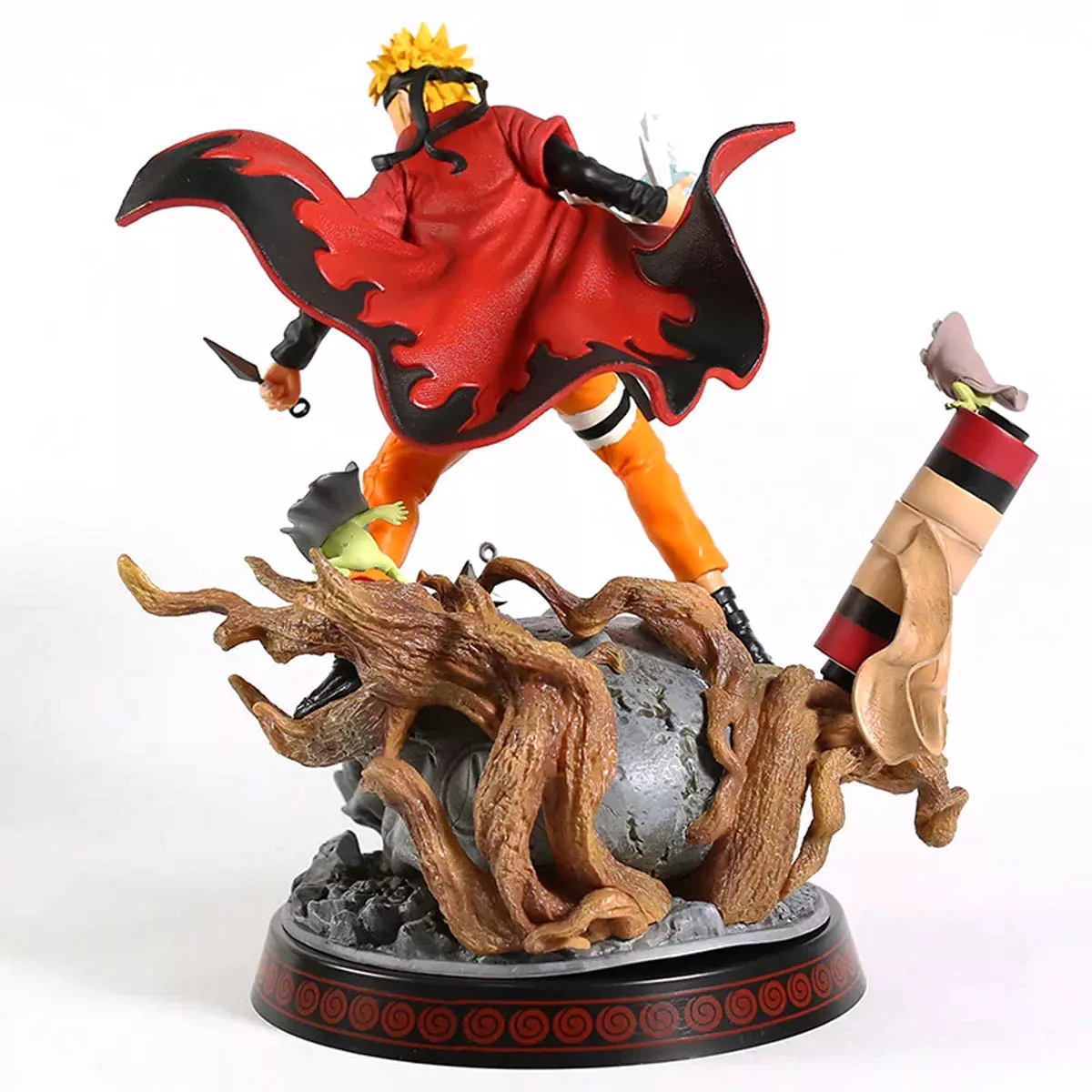 Naruto Uzumaki Modo Sabio Figura Con Luz + Control PVC ABS 28cm