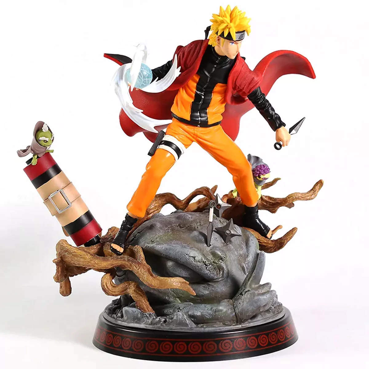 Naruto Uzumaki Modo Sabio Figura Con Luz + Control PVC ABS 28cm